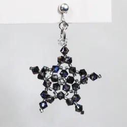 Clips  - Silver 925 - Earrings Corvus - Clips  - Silver 925 - Argent 925